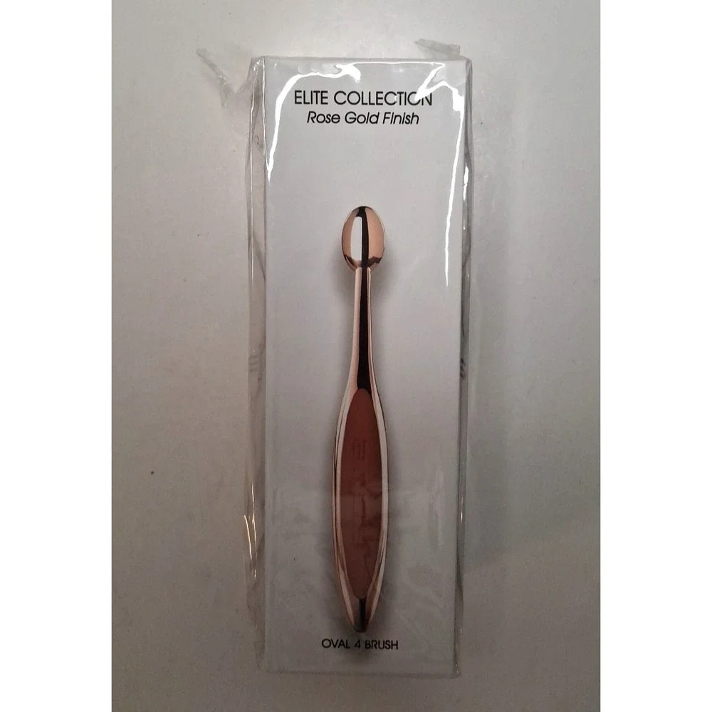 Artis Oval 4 Brush Elite Collection Rose Gold Finish, New Foundation Sealed Box